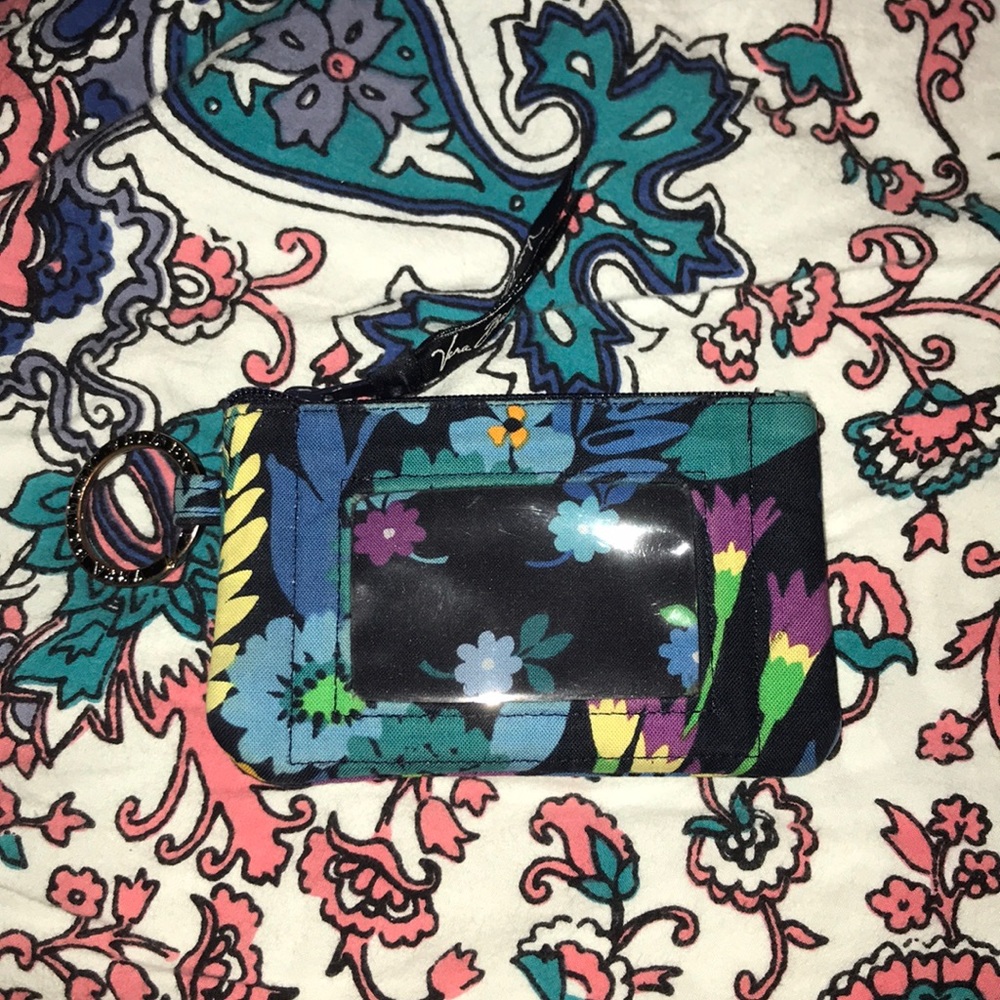 Midnight Blues Vera Bradley Zip ID Pouch
